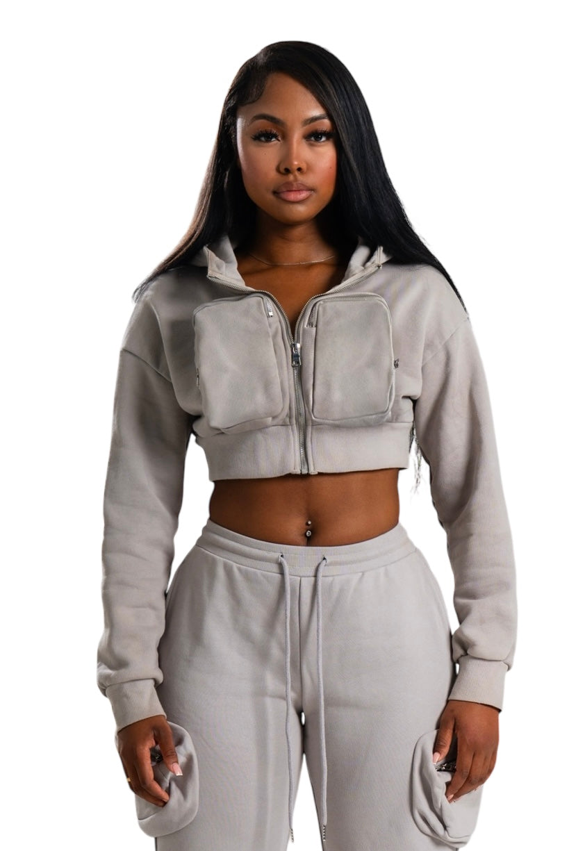 Makisu Hoodie - Cool Grey