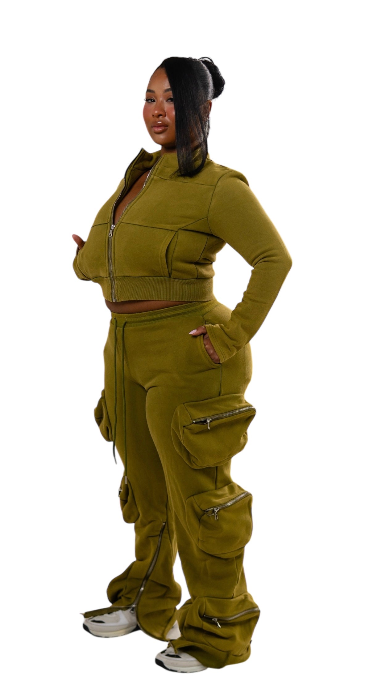 MAKISU PANTS - MATCHA