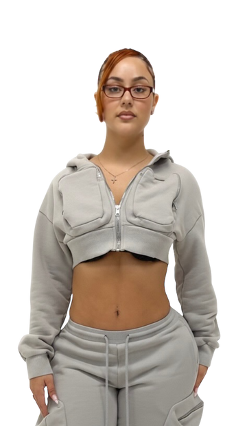 Makisu Hoodie - Cool Grey