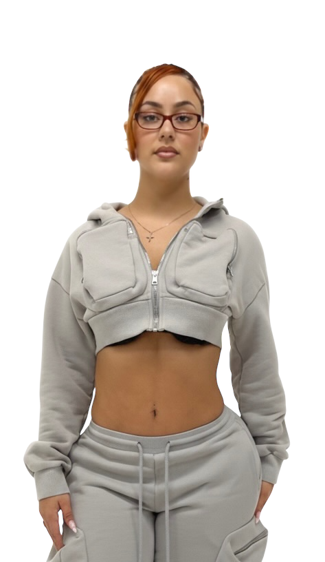 Makisu Hoodie - Cool Grey